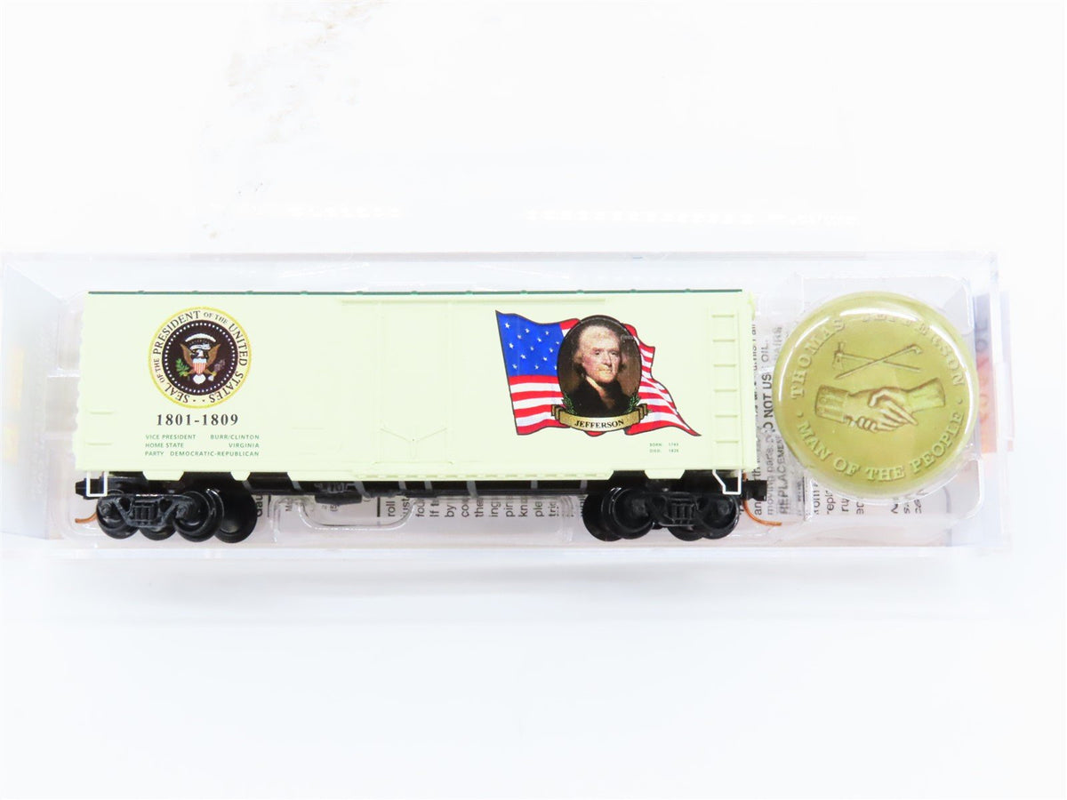 N Micro-Trains MTL 07400103 Thomas Jefferson President 40&#39; Box Car #1801-1809