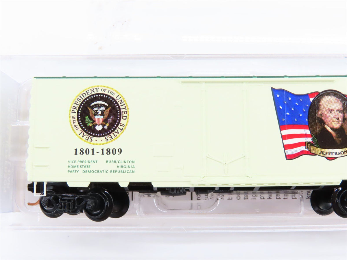 N Micro-Trains MTL 07400103 Thomas Jefferson President 40&#39; Box Car #1801-1809