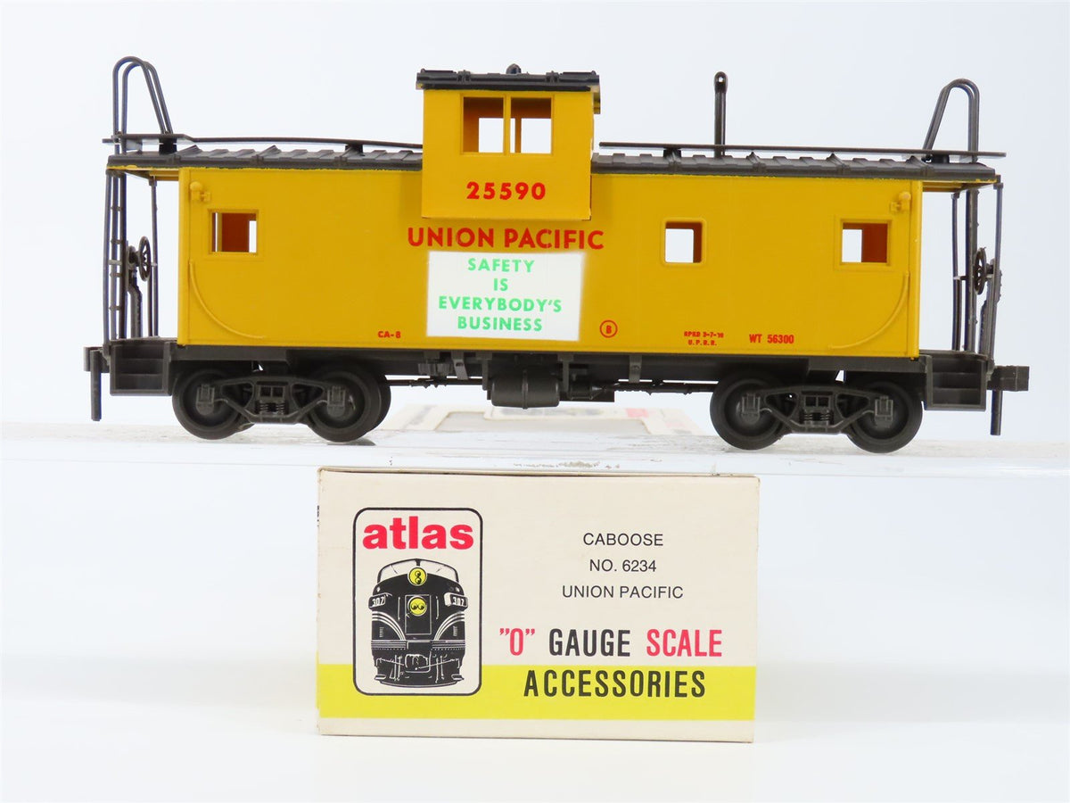 O Gauge 3-Rail Atlas 6234 UP Union Pacific Extended Vision Caboose #25590