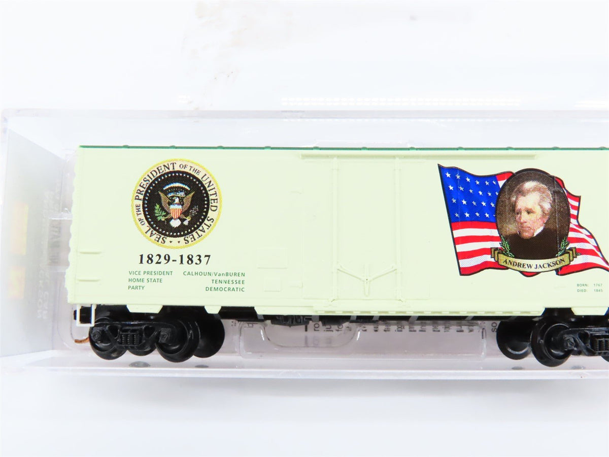 N Micro-Trains MTL 07400107 Andrew Jackson President 40&#39; Box Car #1829-1837