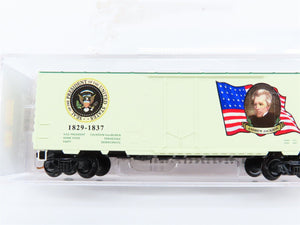 N Micro-Trains MTL 07400107 Andrew Jackson President 40' Box Car #1829-1837