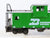 O Gauge 3-Rail Atlas 6232 BN Burlington Northern Extended Vision Caboose #10458