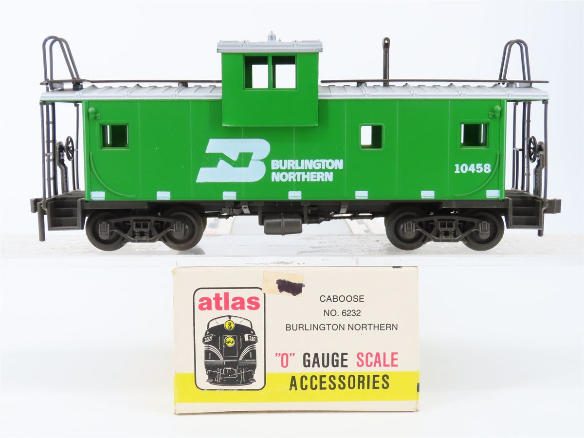 O Gauge 3-Rail Atlas 6232 BN Burlington Northern Extended Vision Caboose #10458