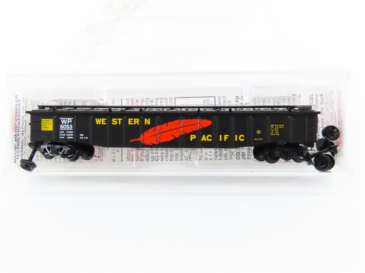 N Scale Micro-Trains MTL 106220 WP Western Pacific Feather 50&#39; Gondola #6053