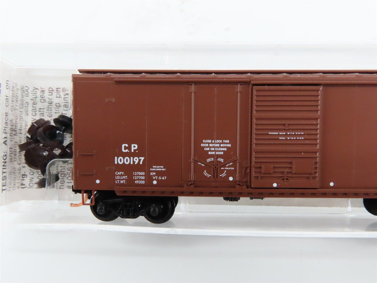 N Scale Micro-Trains MTL 22110 CP Canadian Pacific Railroad 40&#39; Box Car #100197