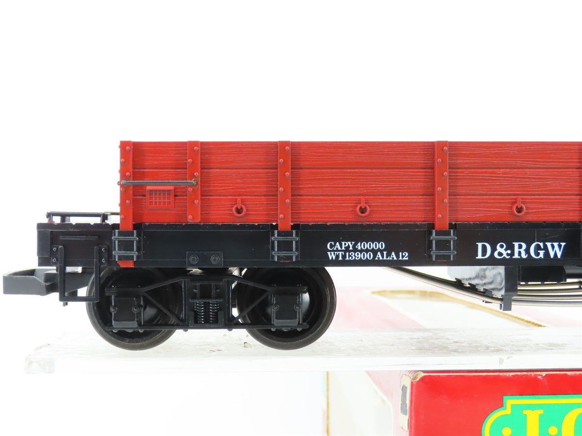 G Scale LGB 4061 D&amp;RGW Rio Grande Gondola