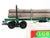 G Scale LGB 4066 Green Spine Log Car w/ Log Load