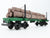 G Scale LGB 4066 Green Spine Log Car w/ Log Load