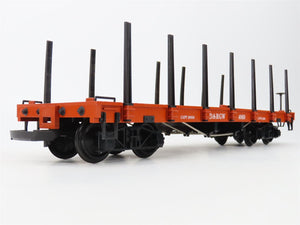 G Scale LGB 4060 D&RGW Rio Grande Flat Car w/ Stakes