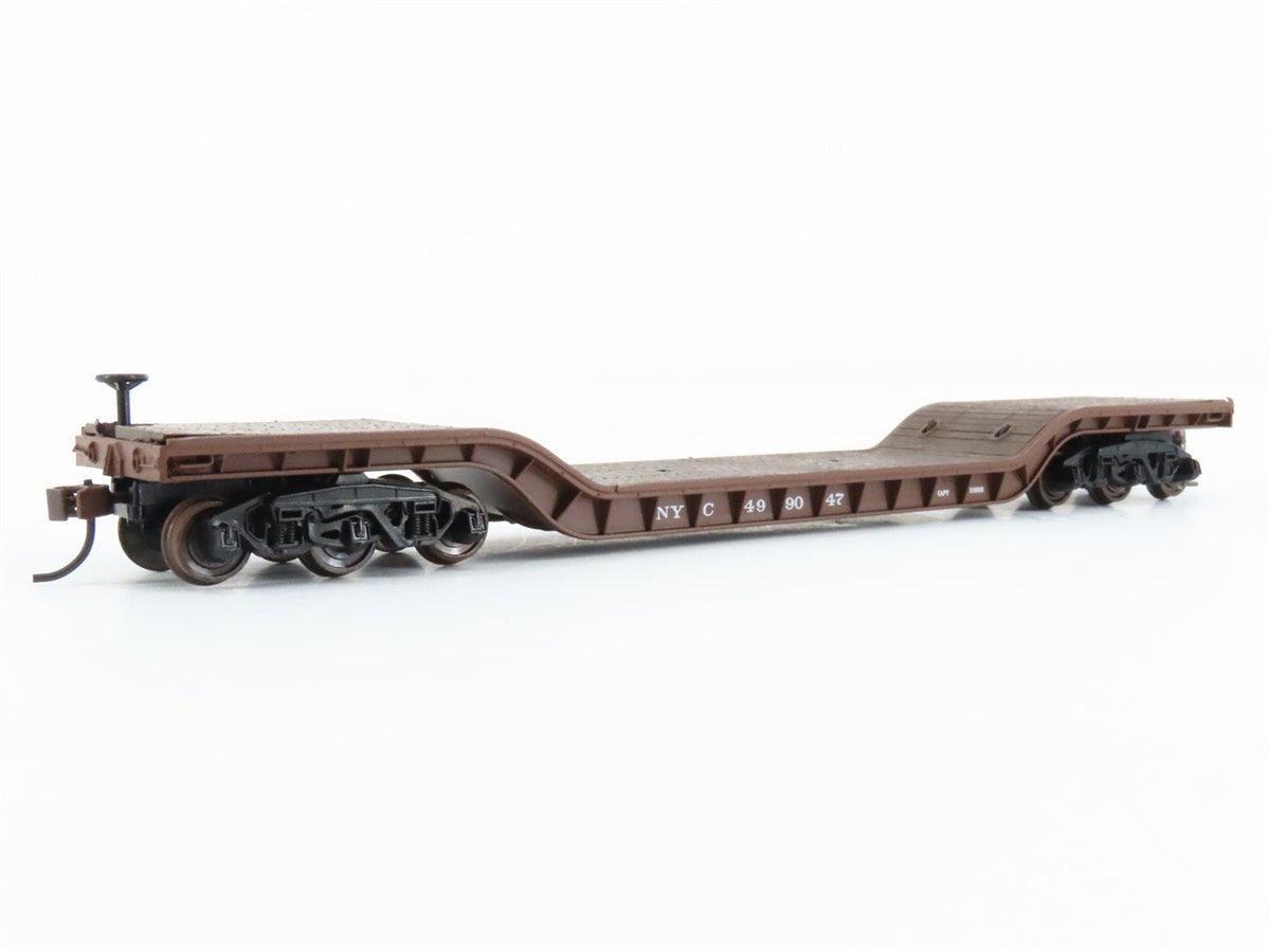 HO Scale Roco 48991 NYC New York Central Depressed Center Flat Car #499047