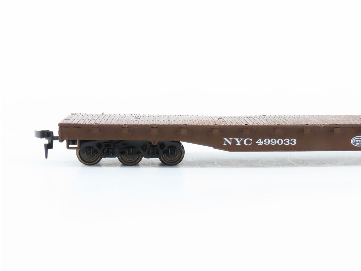 HO Scale Roco 49013 NYC New York Central 54&#39; Flat Car #499033