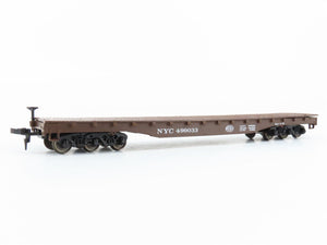 HO Scale Roco 49013 NYC New York Central 54' Flat Car #499033