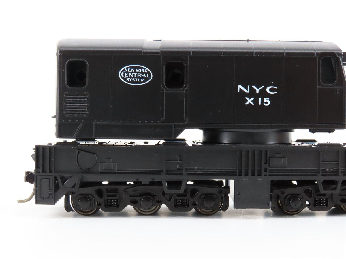 HO Scale Roco 625-48690 NYC New York Central 200-Ton Crane Car #X15