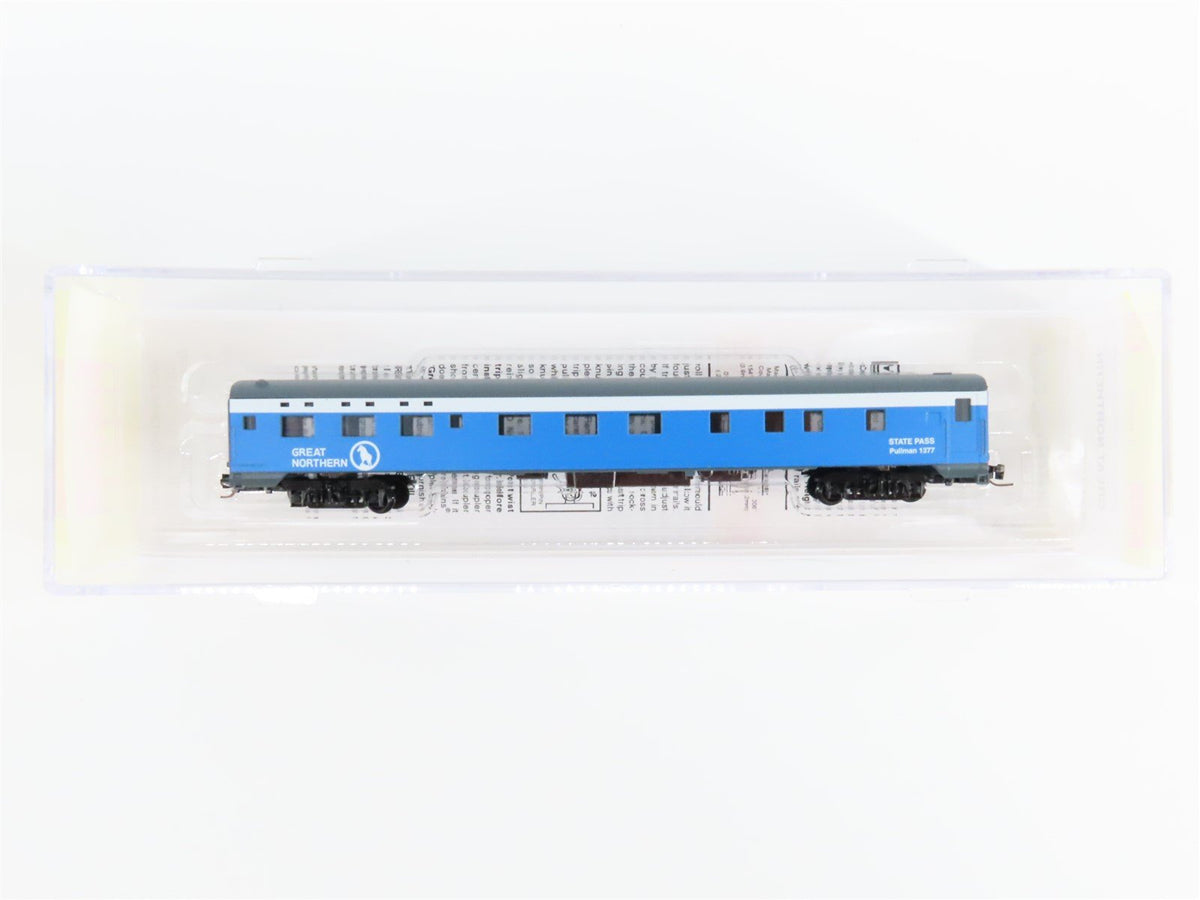 Z Scale Micro-Trains MTL 99401160 GN &quot;Big Sky Blue&quot; Passenger Cars 4-Pack