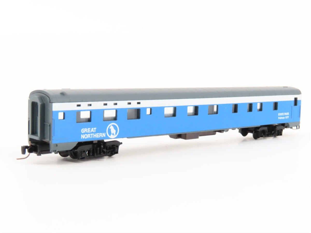 Z Scale Micro-Trains MTL 99401160 GN &quot;Big Sky Blue&quot; Passenger Cars 4-Pack