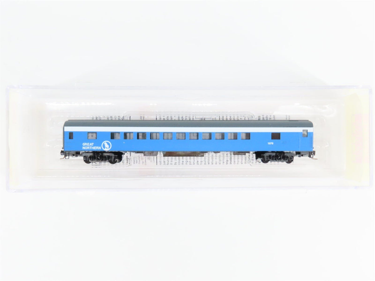 Z Scale Micro-Trains MTL 99401160 GN &quot;Big Sky Blue&quot; Passenger Cars 4-Pack