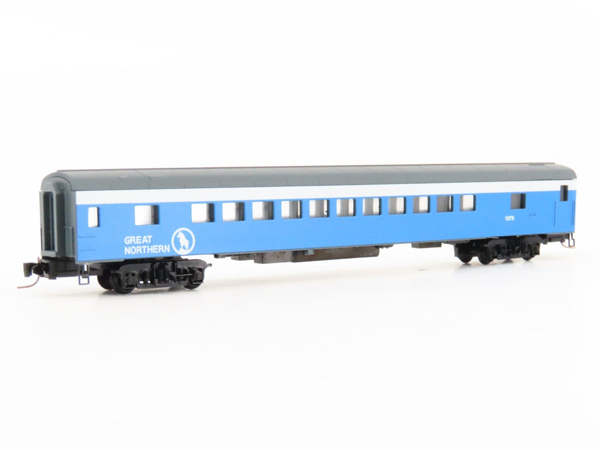 Z Scale Micro-Trains MTL 99401160 GN &quot;Big Sky Blue&quot; Passenger Cars 4-Pack