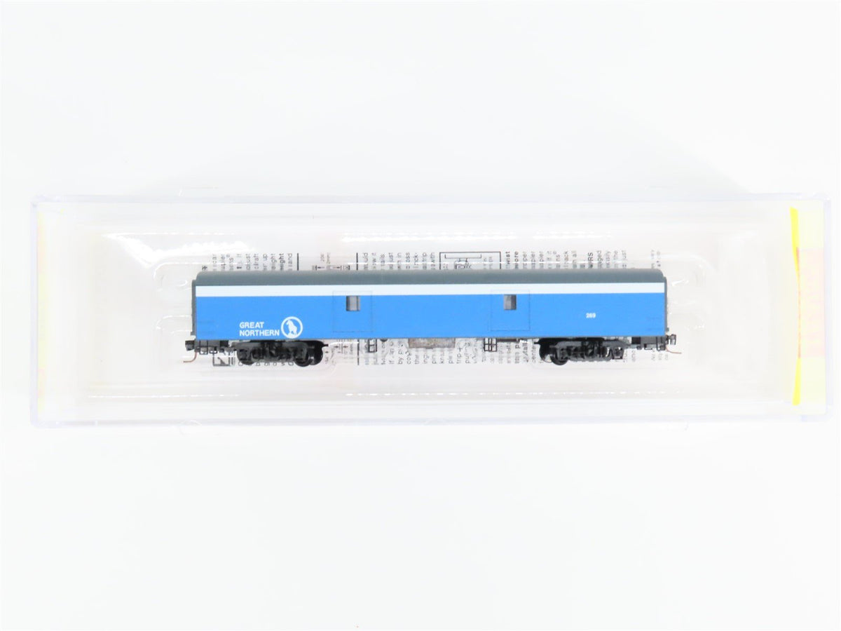 Z Scale Micro-Trains MTL 99401160 GN &quot;Big Sky Blue&quot; Passenger Cars 4-Pack