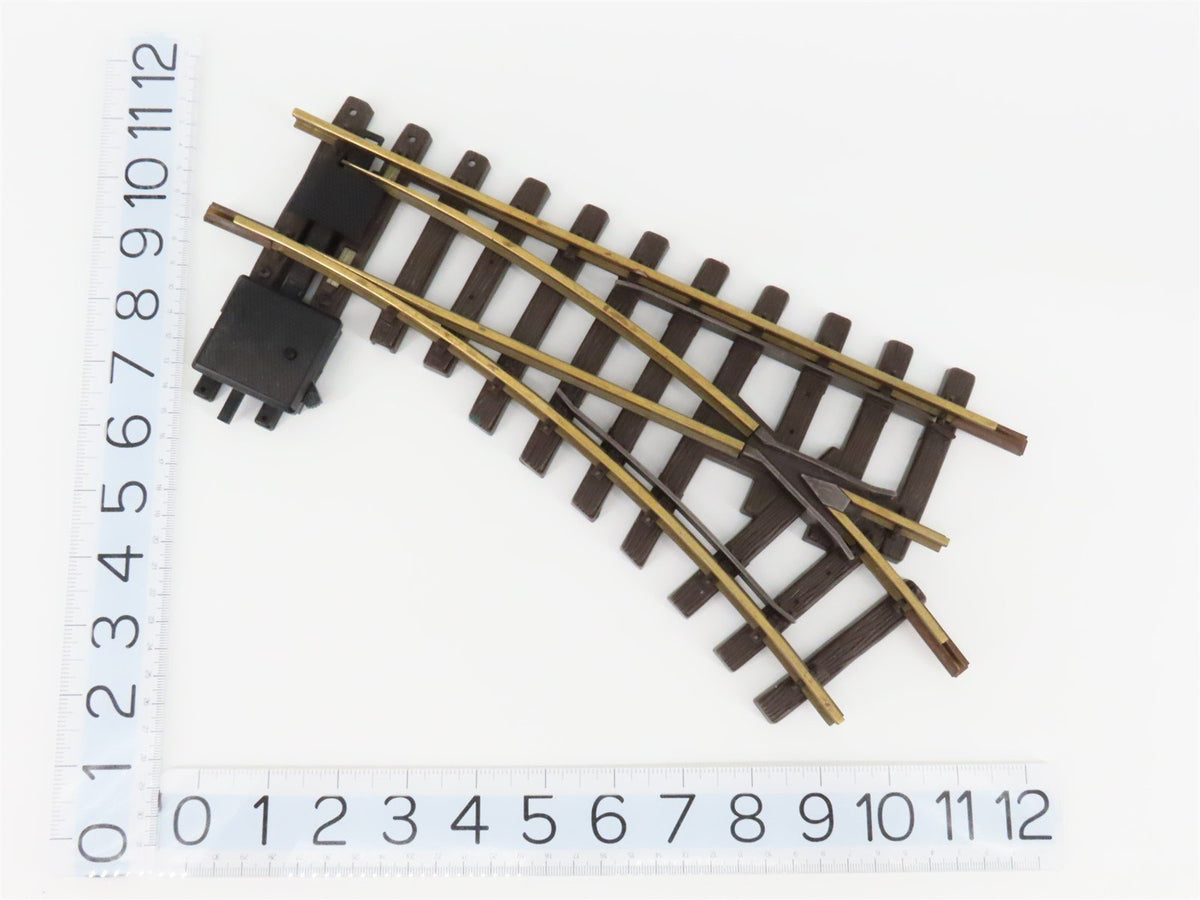 G Scale LGB #1200 Right-Hand 30 Degree 600mm Radius Manual Turnout