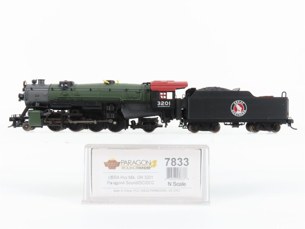 N Broadway BLI 7833 GN Great Northern 2-8-2 Heavy Mikado Steam #3201 w/ Paragon4