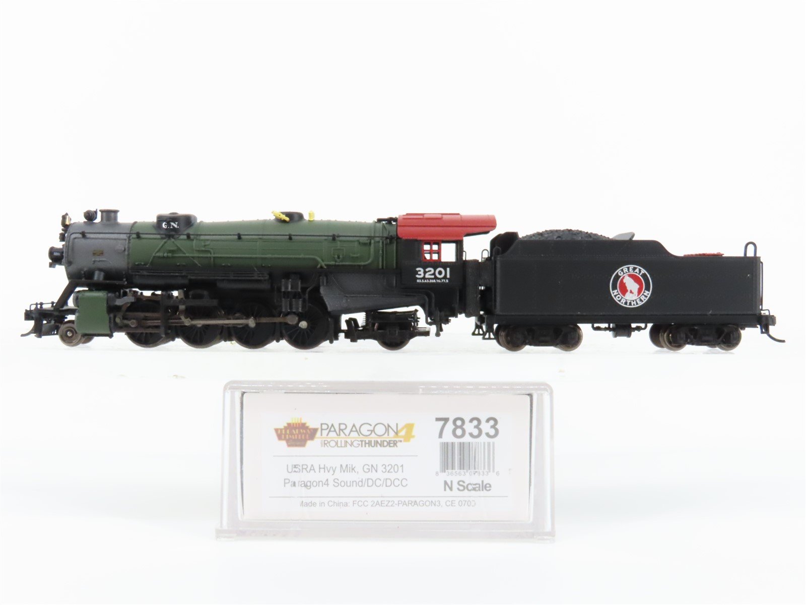 N Broadway BLI 7833 GN Great Northern 2-8-2 Heavy Mikado Steam #3201 w/ Paragon4