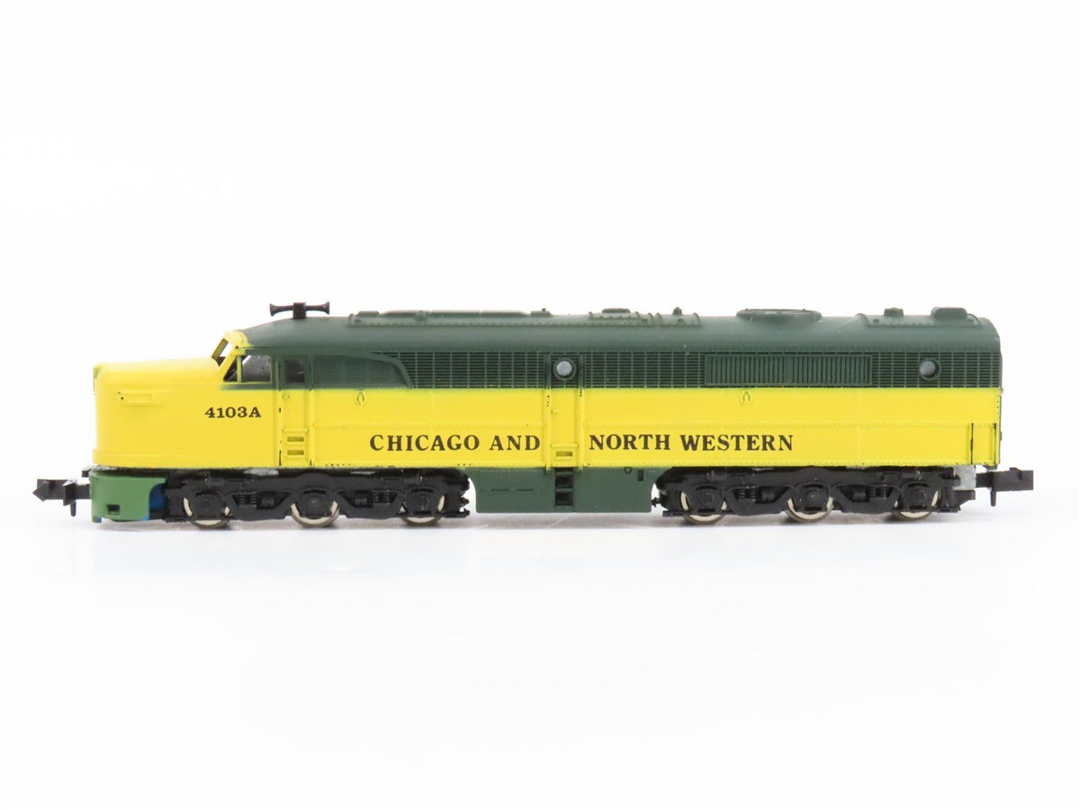 N Scale Con-Cor CNW Chicago &amp; North Western ALCO PA Diesel Locomotive #4103A