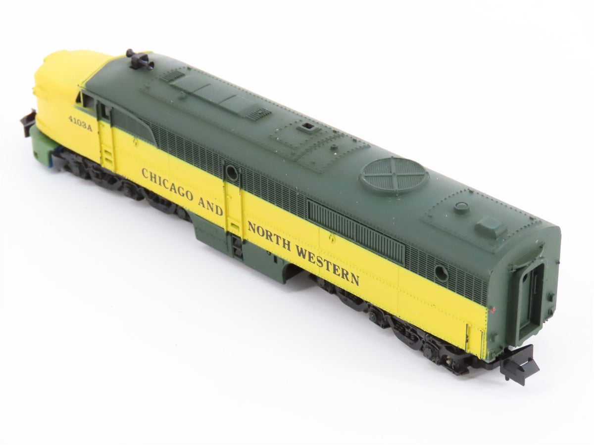 N Scale Con-Cor CNW Chicago &amp; North Western ALCO PA Diesel Locomotive #4103A