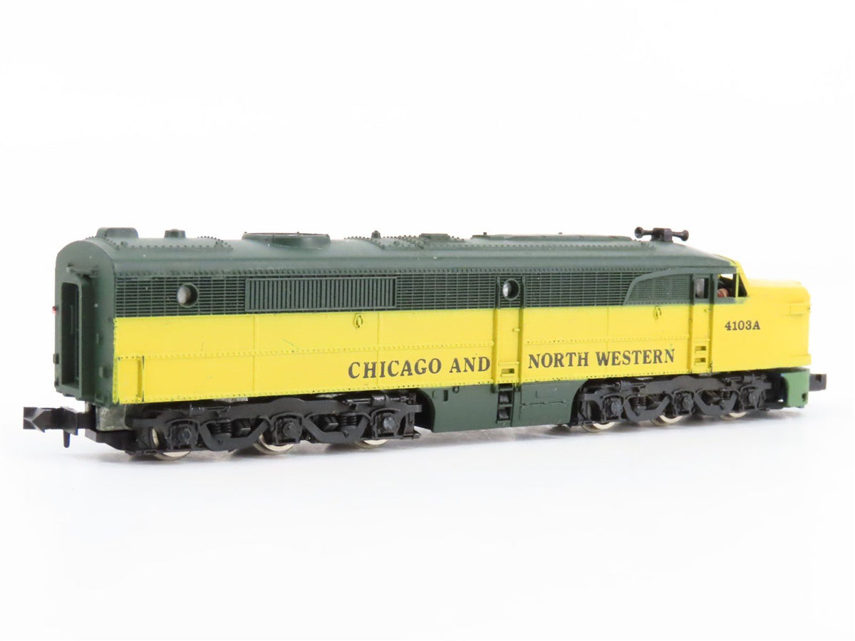 N Scale Con-Cor CNW Chicago &amp; North Western ALCO PA Diesel Locomotive #4103A