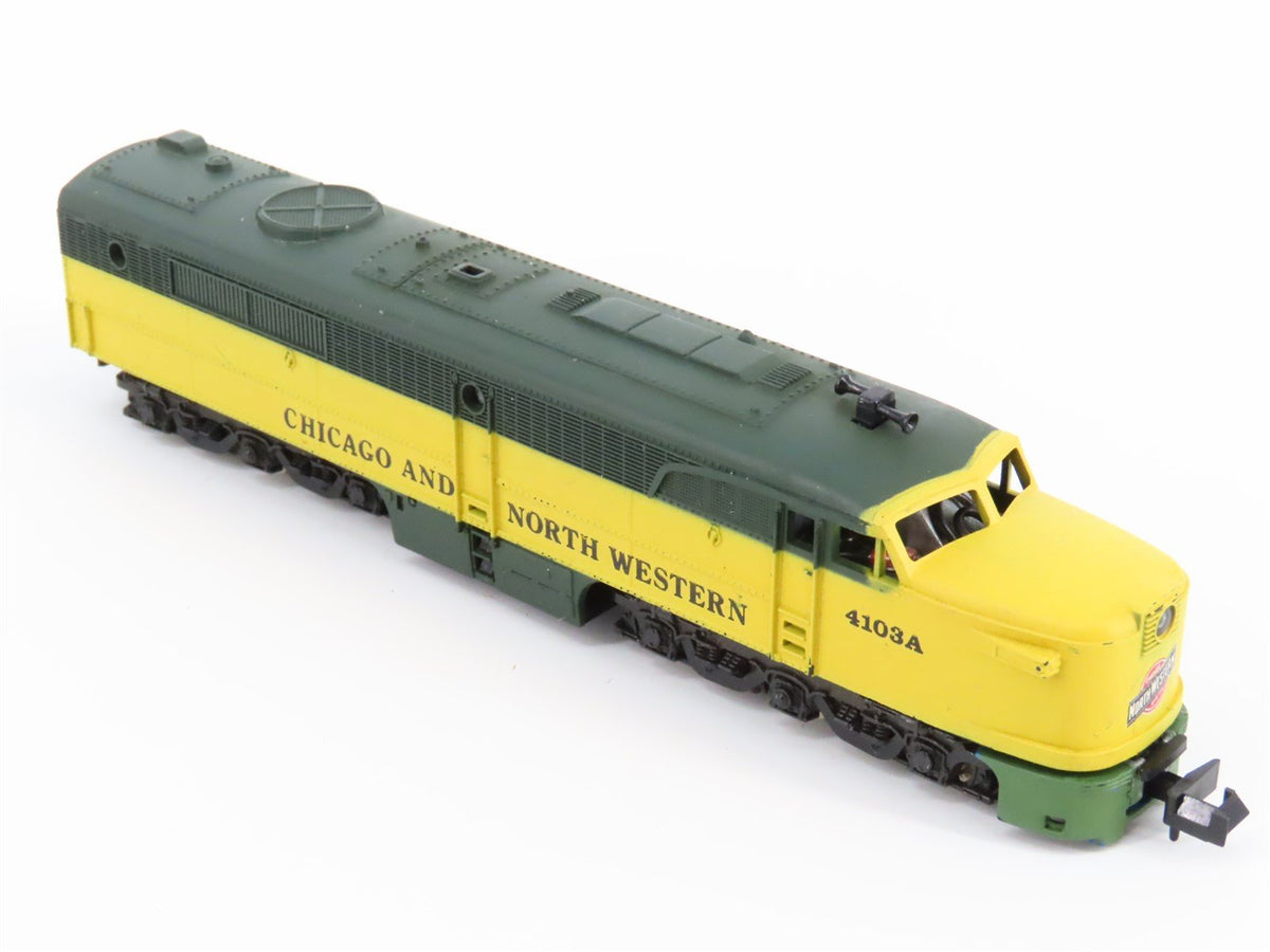 N Scale Con-Cor CNW Chicago &amp; North Western ALCO PA Diesel Locomotive #4103A