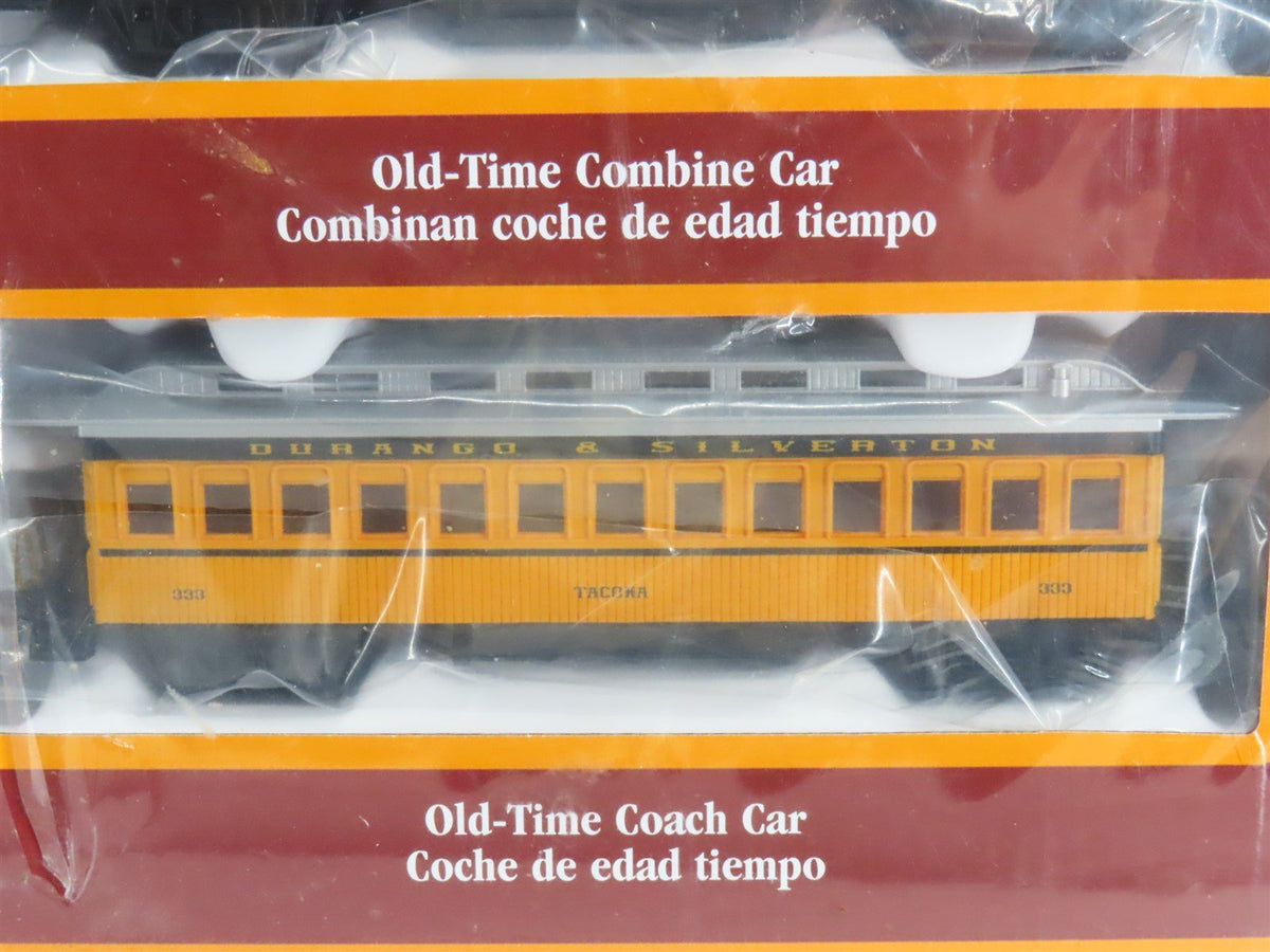 HO Bachmann 00710 D&amp;S Durango &amp; Silverton 2-8-0 Steam Passenger Set - Sealed