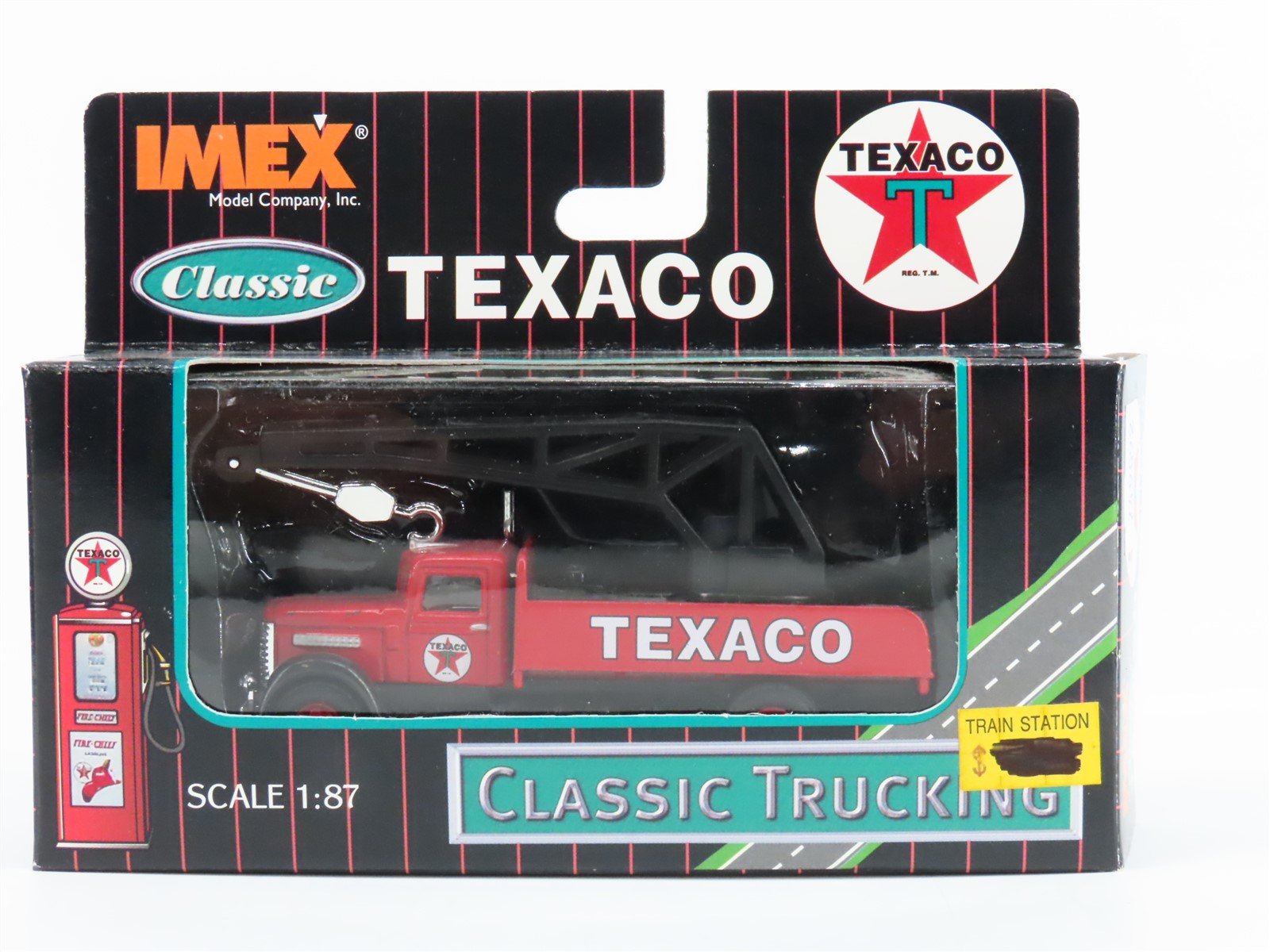 HO Scale IMEX Model Co. #870170 Die-Cast Texaco Tow Truck