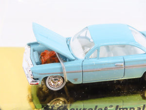 HO Scale CMW Mini Metals #30103 '61 Chevrolet Impala - Sky Blue