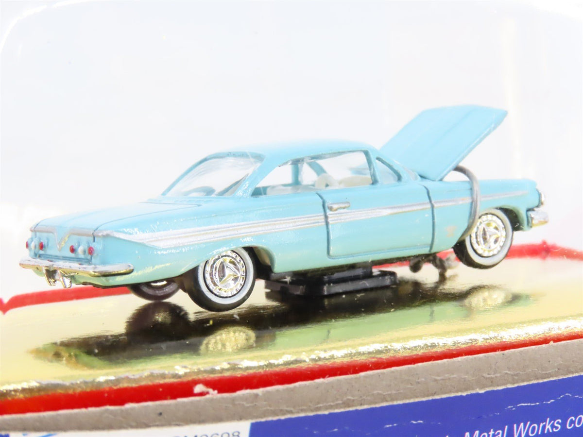 HO Scale CMW Mini Metals #30103 &#39;61 Chevrolet Impala - Sky Blue