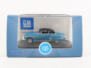 HO Scale Oxford Diecast #87OR50002 1950 Oldsmobile Rocket 88 Coupe - Blue/Black