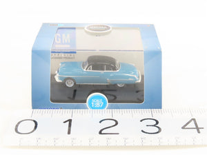 HO Scale Oxford Diecast #87OR50002 1950 Oldsmobile Rocket 88 Coupe - Blue/Black