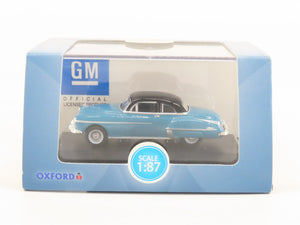 HO Scale Oxford Diecast #87OR50002 1950 Oldsmobile Rocket 88 Coupe - Blue/Black