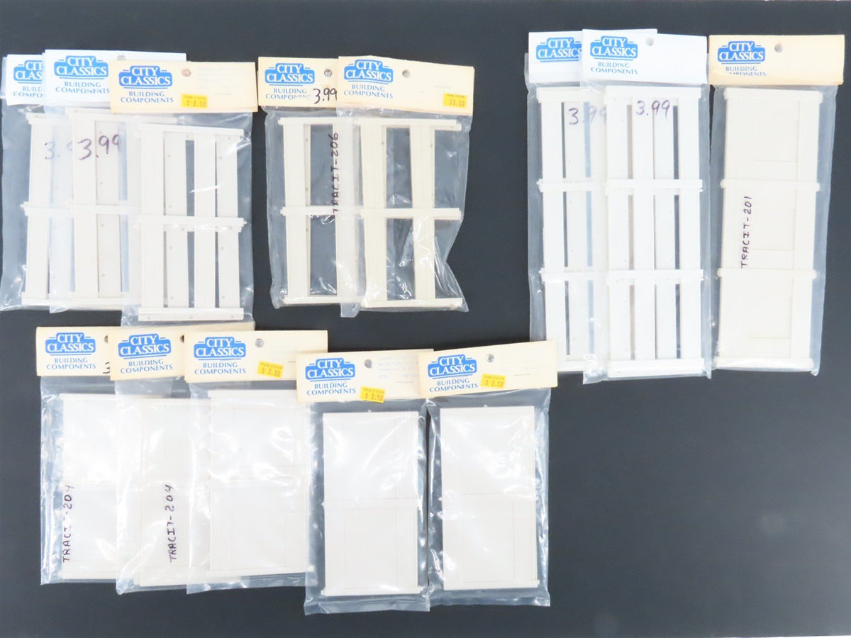 Lot of 13 HO 1/87 Scale City Classics Kits Building Components