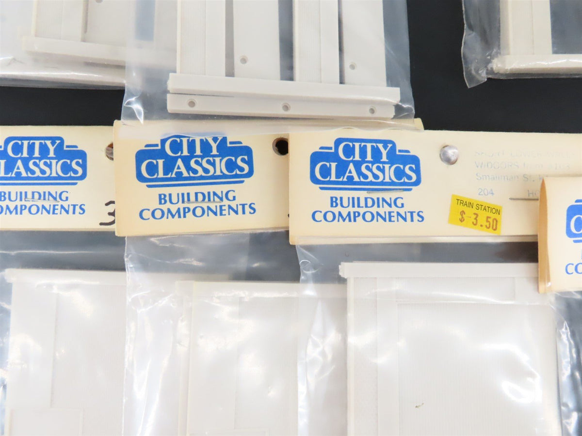 Lot of 13 HO 1/87 Scale City Classics Kits Building Components