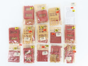 LOT of 15 HO 1/87 Scale DPM Design Preservation Models Building Components Kits