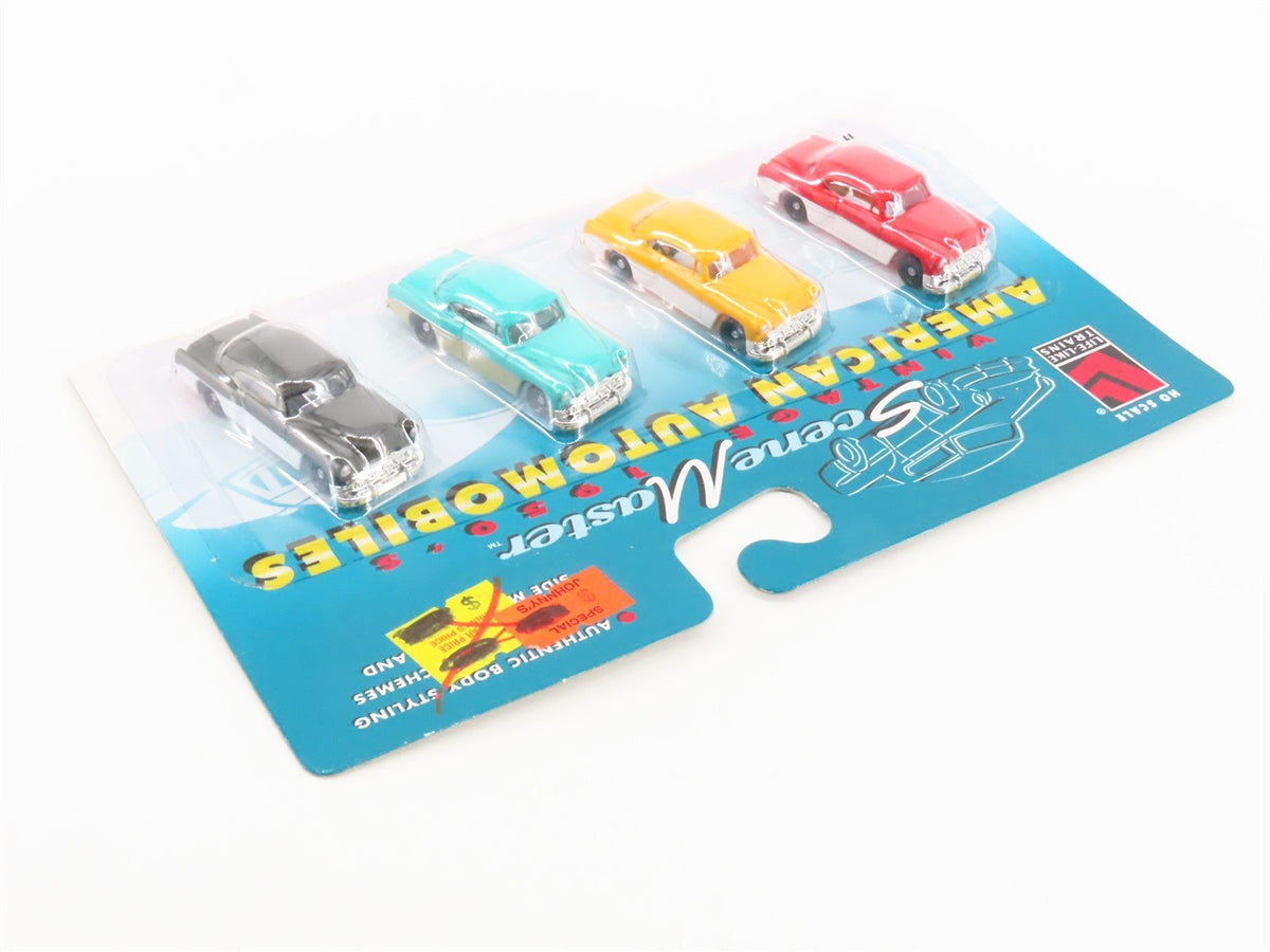 LOT of 10 HO Scale Life-Like Scene Master #1657 1950s American Automobiles