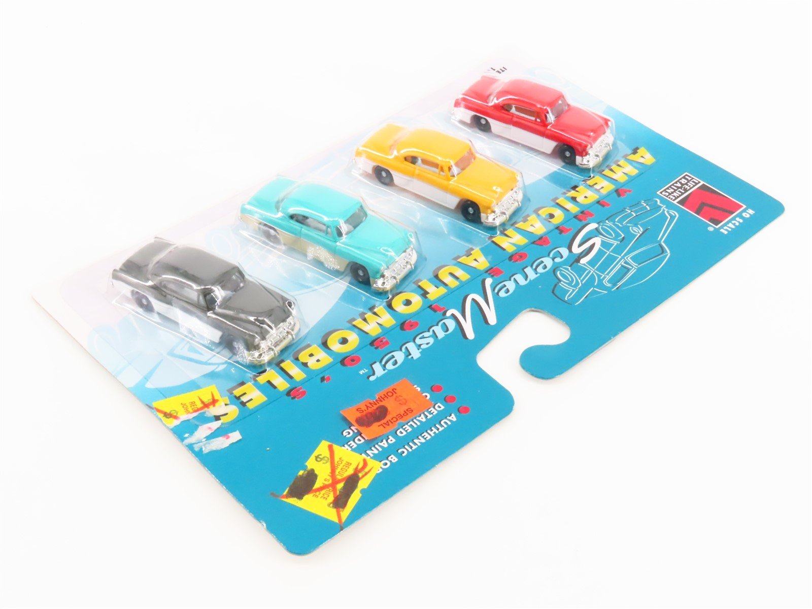 LOT of 10 HO Scale Life-Like Scene Master #1657 1950s American Automobiles