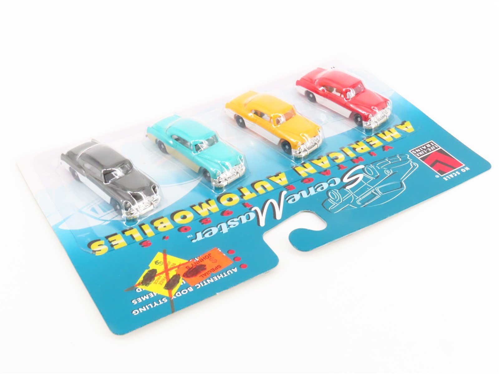 LOT of 10 HO Scale Life-Like Scene Master #1657 1950s American Automobiles