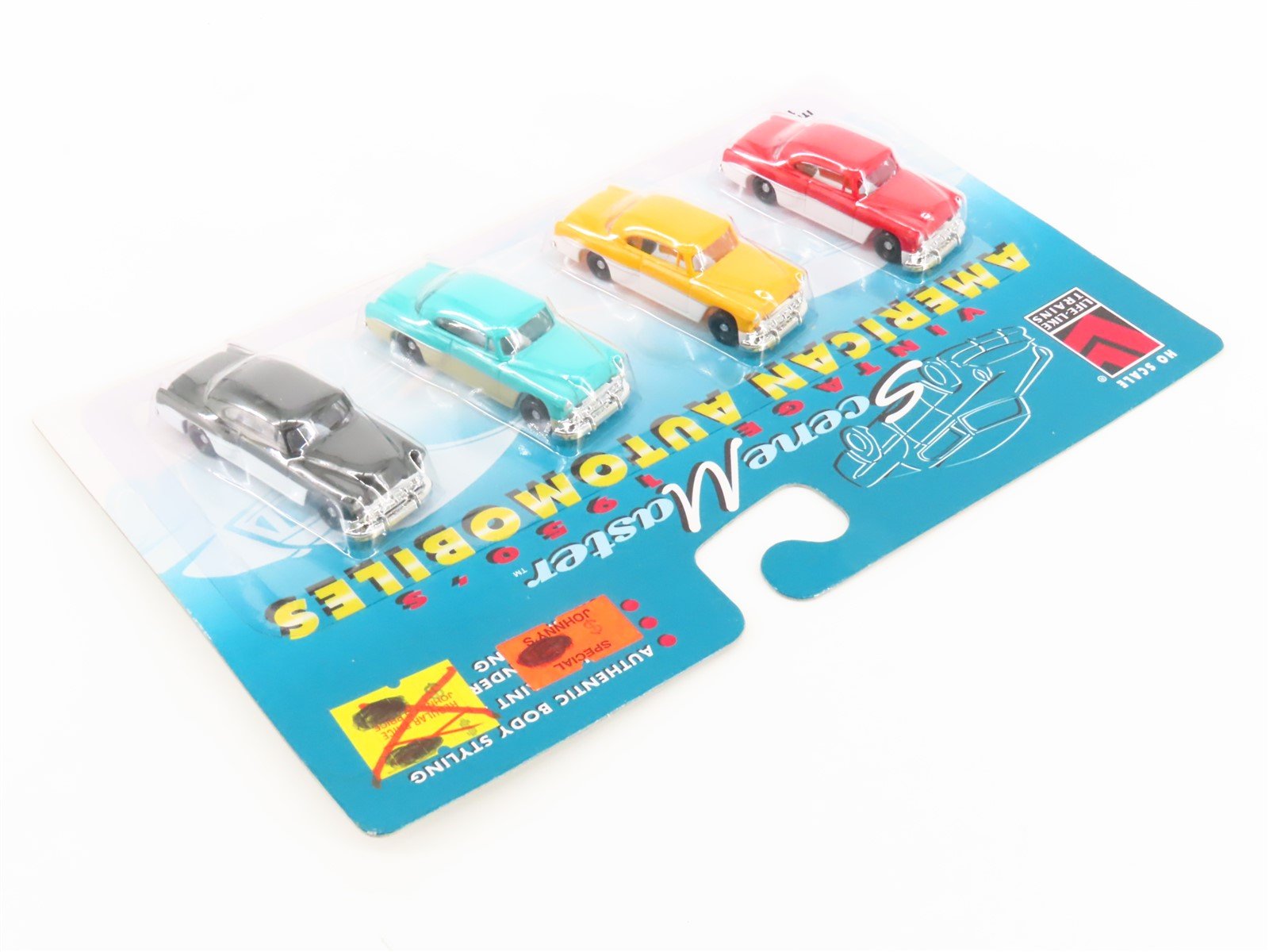 LOT of 10 HO Scale Life-Like Scene Master #1657 1950s American Automobiles