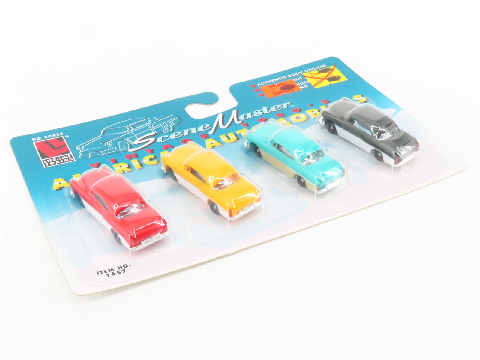 LOT of 10 HO Scale Life-Like Scene Master #1657 1950s American Automobiles