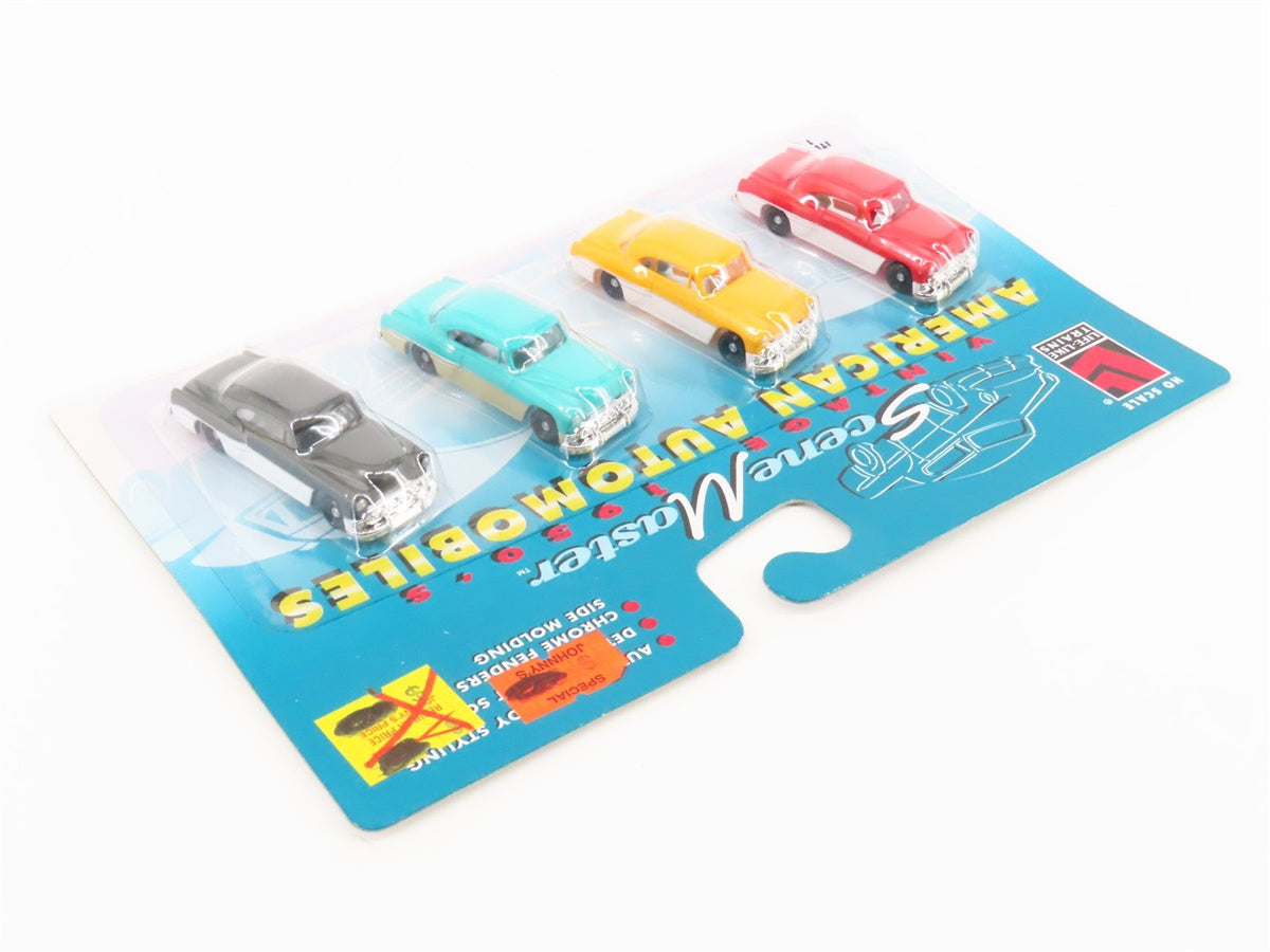 LOT of 10 HO Scale Life-Like Scene Master #1657 1950s American Automobiles