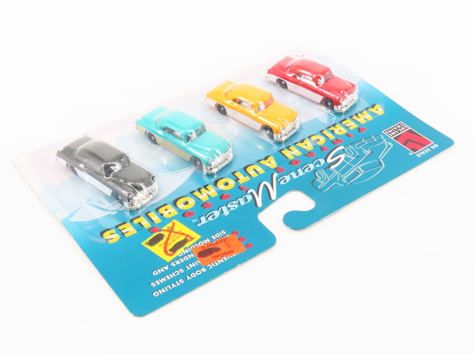 LOT of 10 HO Scale Life-Like Scene Master #1657 1950s American Automobiles