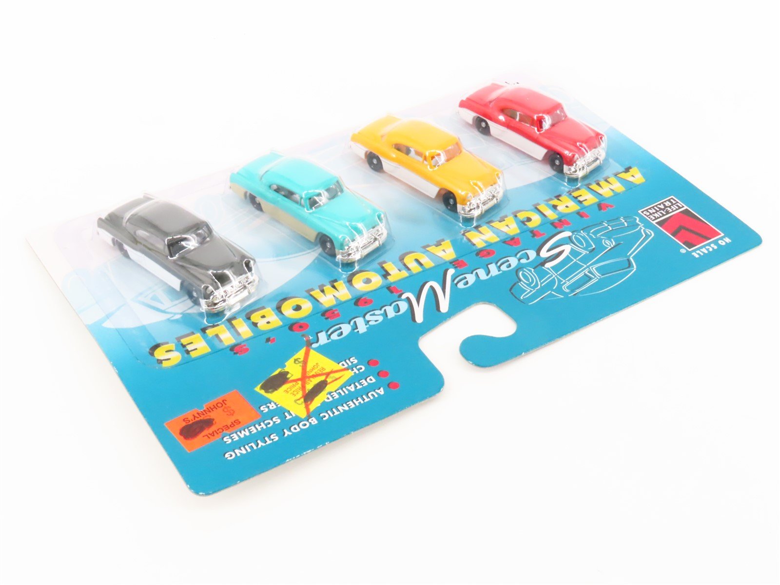 LOT of 10 HO Scale Life-Like Scene Master #1657 1950s American Automobiles