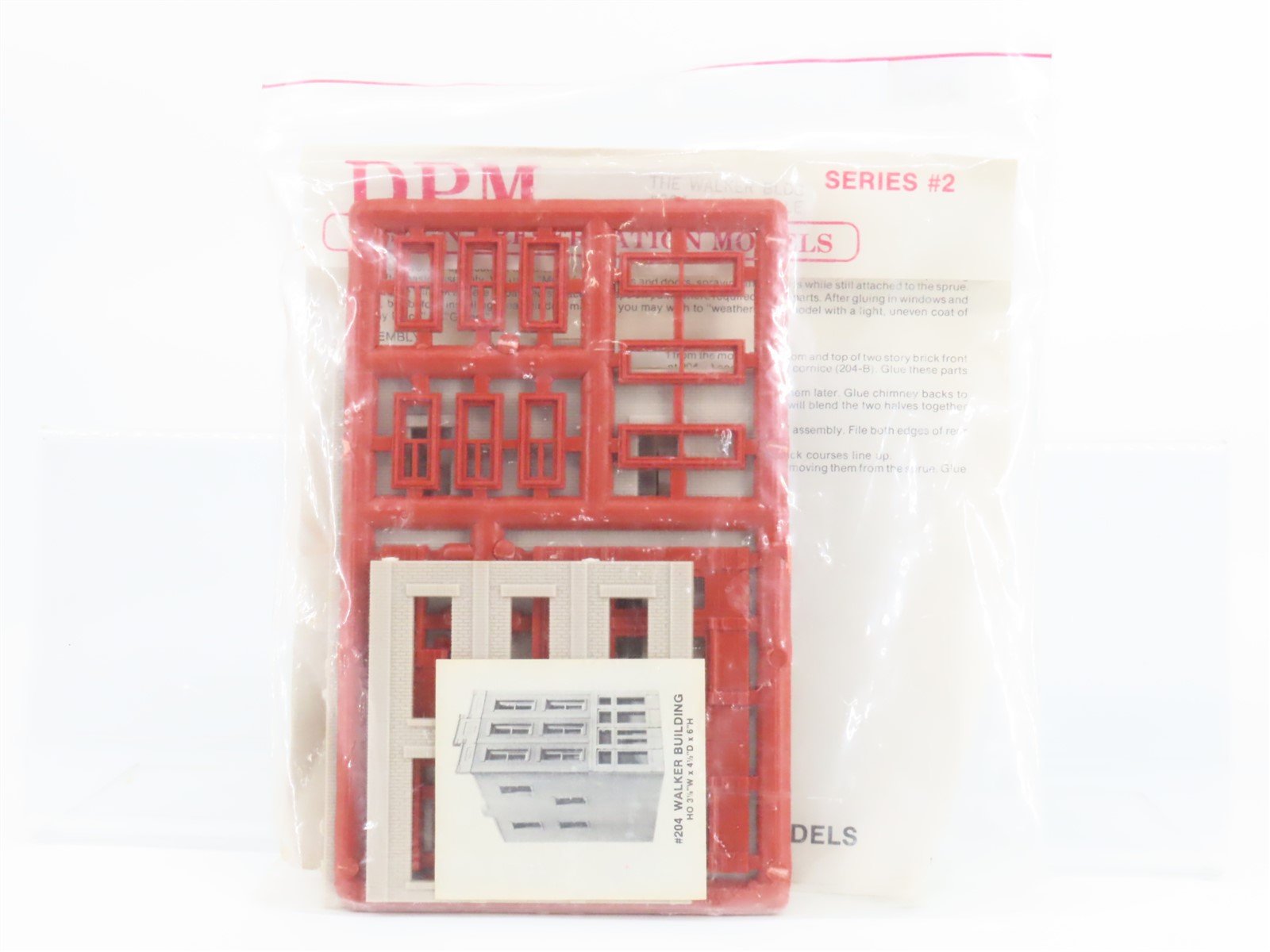 HO Scale DPM Design Preservation Models Series #2 Kit #204 The Walker Bldg.