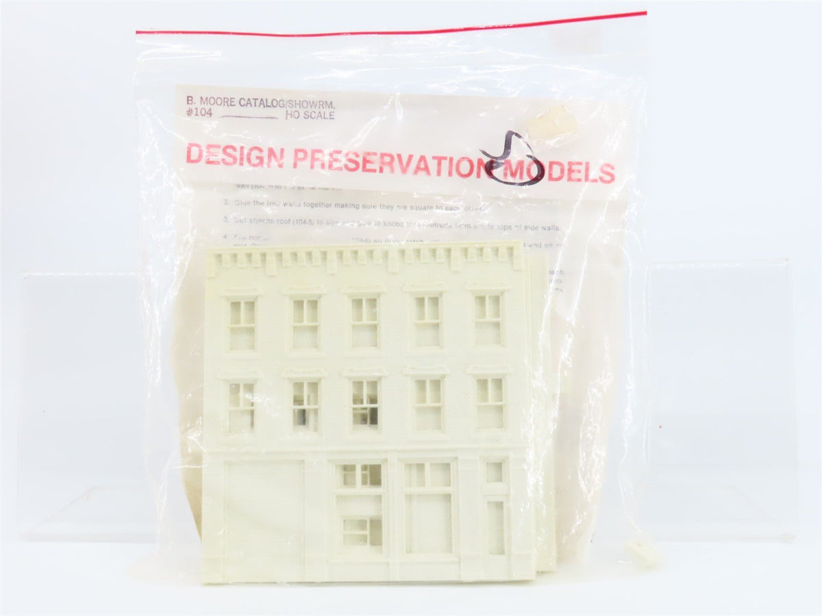 HO Scale DPM Design Preservation Models Kit #104 B. Moore Catalog/Showroom