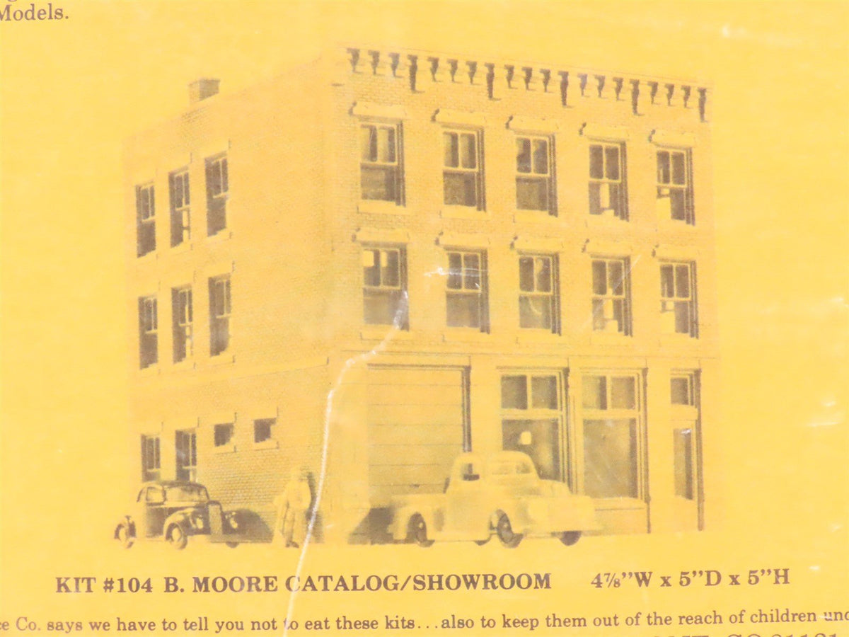 HO Scale DPM Design Preservation Models Kit #104 B. Moore Catalog/Showroom